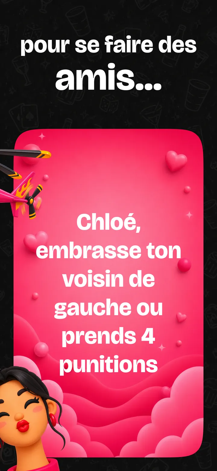 Des défis pour se faire des amis…